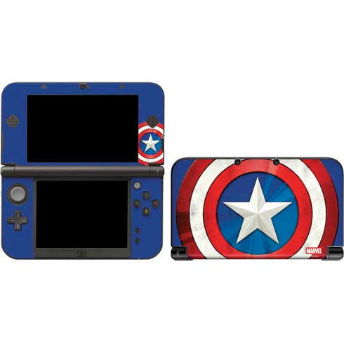 Marvel Captain America Shield 3DS XL 2015 Skin