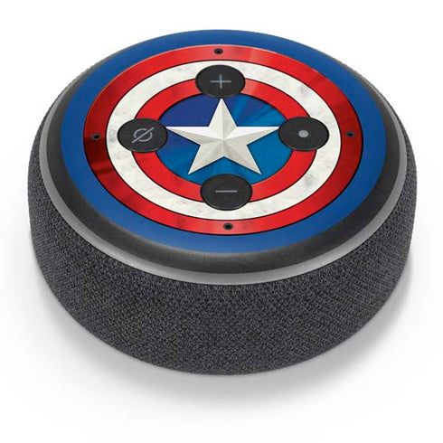 Marvel Captain America Shield Amazon Echo Dot Skin
