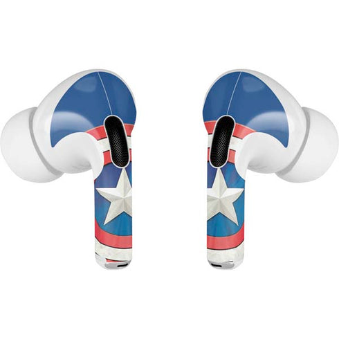 Marvel Captain America Shield AirPods Skins