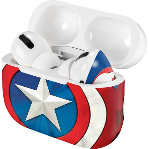 Marvel Captain America Shield Apple AirPods Pro Skin