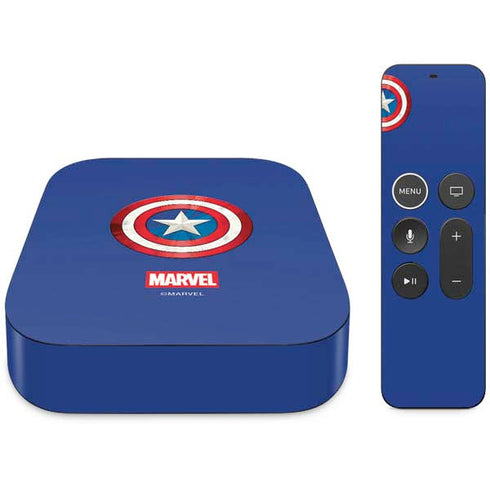 Marvel Captain America Shield Apple TV Skin