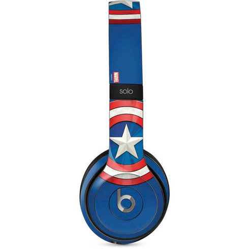 Marvel Captain America Shield Beats Solo 2 Wired Skin