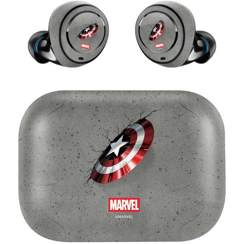 Marvel Captain America Shield Break Amazon Echo Buds Skin