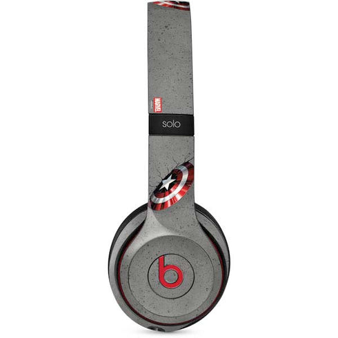 Marvel Captain America Shield Break Beats Solo 2 Wireless Skin