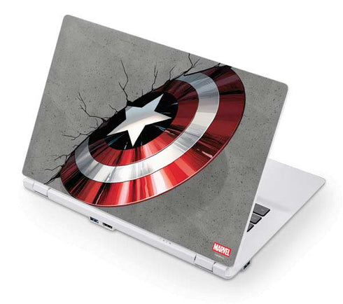 Marvel Captain America Shield Break Acer Chromebook Skin