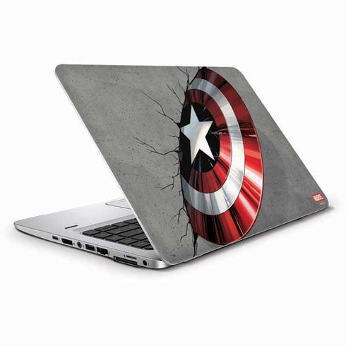 Marvel Captain America Shield Break HP Elitebook Skin