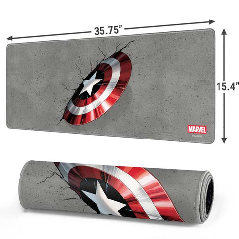 Marvel Captain America Shield Break Gaming Mouse Pad