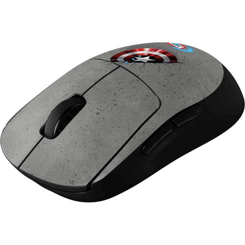 Marvel Captain America Shield Break G Pro Wireless Gaming Mouse Skin