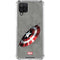 Marvel Captain America Shield Break Galaxy A12 Clear Case