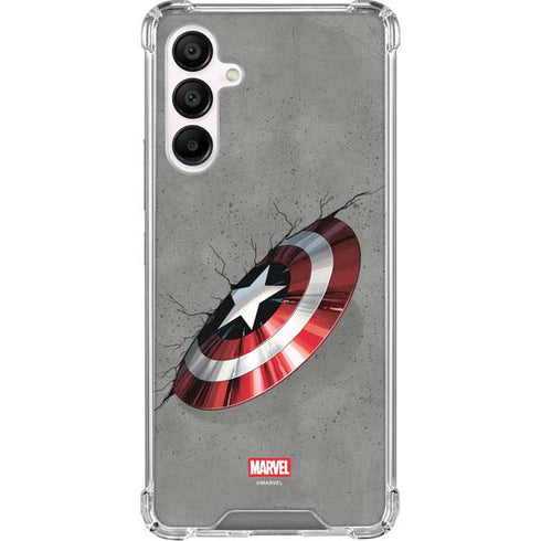 Marvel Captain America Shield Break Galaxy A16 5G Clear Case