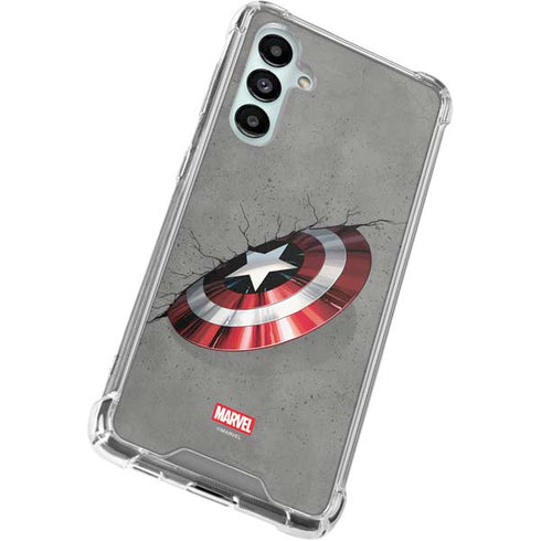 Marvel Captain America Shield Break Galaxy A16 5G Clear Case