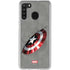 Marvel Captain America Shield Break Galaxy A21 Clear Case