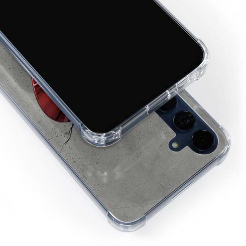 Marvel Captain America Shield Break Galaxy A55 5G Clear Case