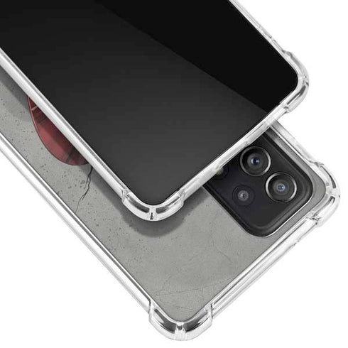 Marvel Captain America Shield Break Galaxy A72 5G Clear Case