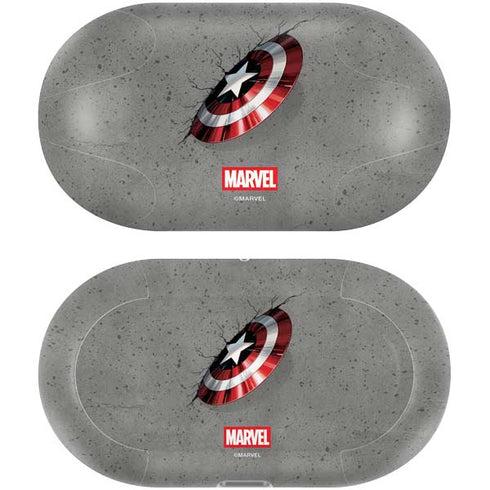 Marvel Captain America Shield Break Galaxy Buds Plus Skin