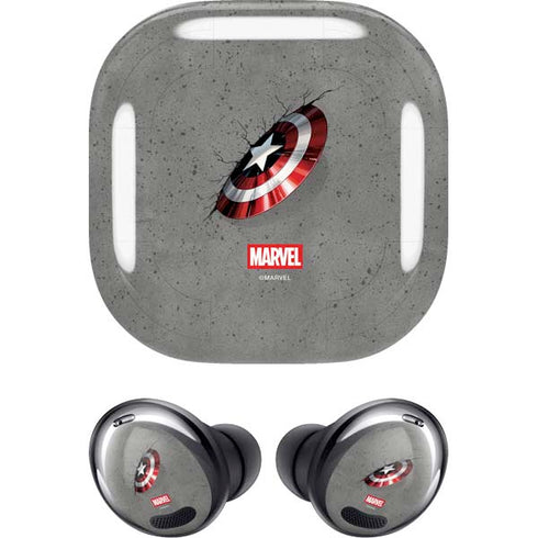 Marvel Captain America Shield Break Galaxy Buds Pro Skin