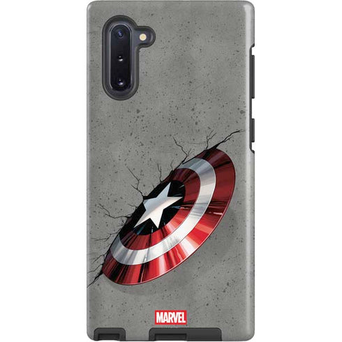 Marvel Captain America Shield Break Galaxy Note 10 Pro Case
