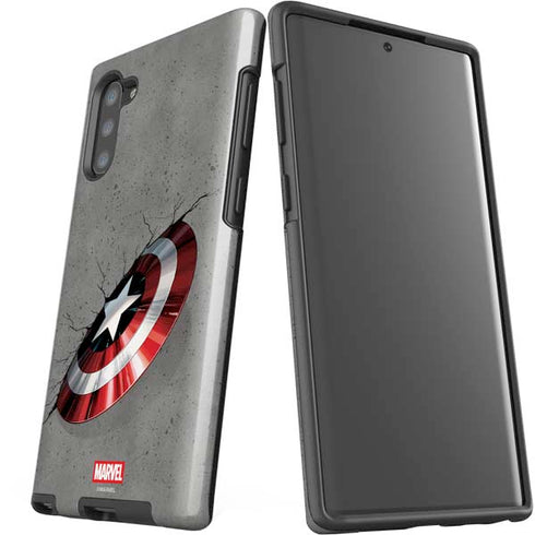 Marvel Captain America Shield Break Galaxy Note 10 Pro Case