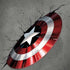 Marvel Captain America Shield Break Galaxy Note 8 Skin