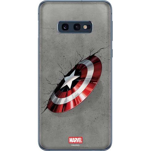 Marvel Captain America Shield Break Galaxy S10e Skin