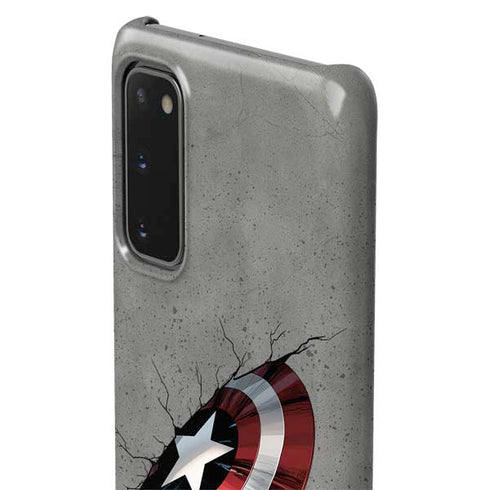 Marvel Captain America Shield Break Galaxy S20 Lite Case