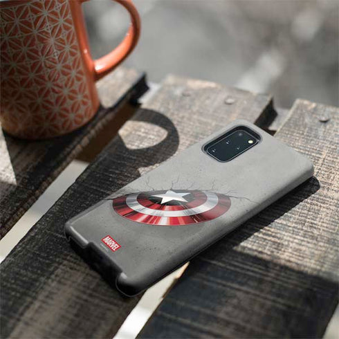 Marvel Captain America Shield Break Galaxy S20 Plus Pro Case