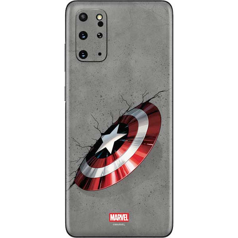 Marvel Captain America Shield Break Galaxy S20 Plus Skin