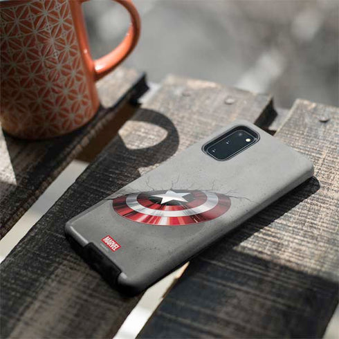 Marvel Captain America Shield Break Galaxy S20 Pro Case