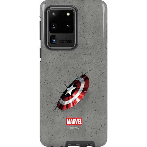 Marvel Captain America Shield Break Galaxy S20 Ultra 5G Pro Case