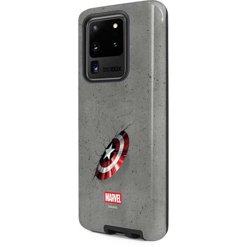 Marvel Captain America Shield Break Galaxy S20 Ultra 5G Pro Case
