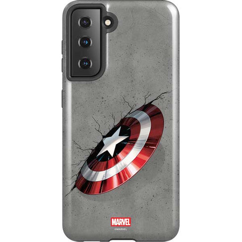 Marvel Captain America Shield Break Galaxy S21 5G Pro Case