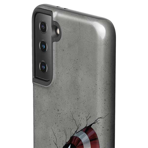 Marvel Captain America Shield Break Galaxy S21 Plus 5G Pro Case