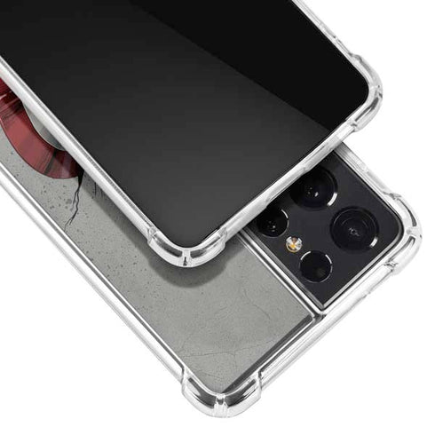Marvel Captain America Shield Break Galaxy S21 Ultra 5G Clear Case