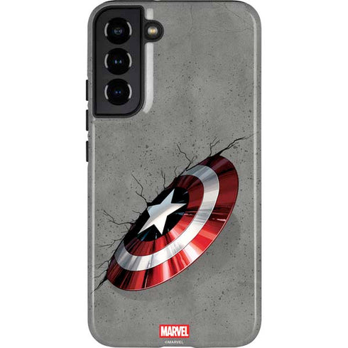 Marvel Captain America Shield Break Galaxy S22 Plus Pro Case