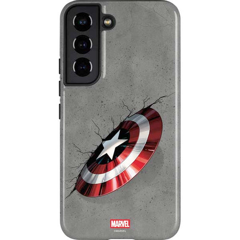 Marvel Captain America Shield Break Galaxy S22 Pro Case