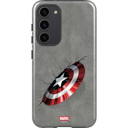 Marvel Captain America Shield Break Galaxy S23 Plus Pro Case