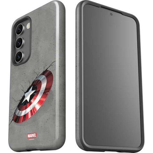 Marvel Captain America Shield Break Galaxy S23 Plus Pro Case