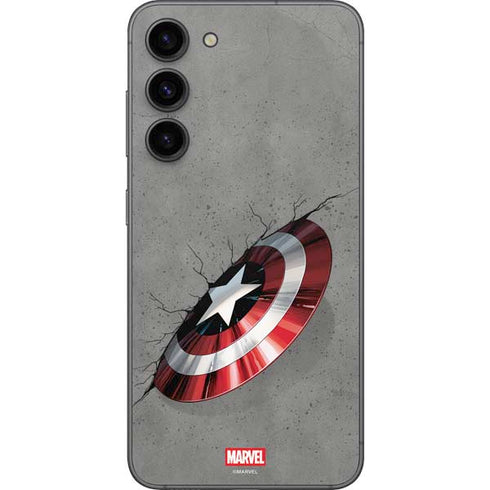 Marvel Captain America Shield Break Galaxy S23 Plus Skin