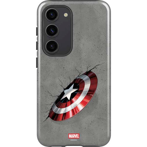 Marvel Captain America Shield Break Galaxy S23 Pro Case