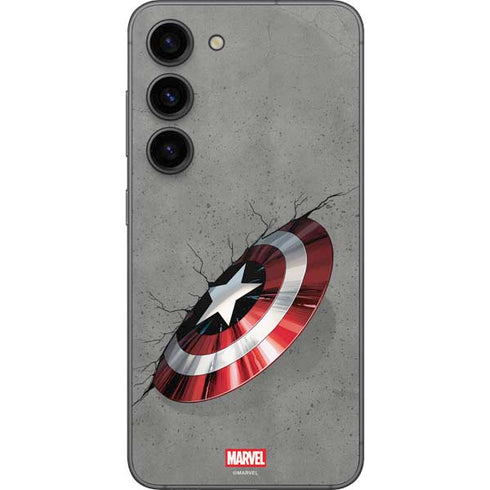 Marvel Captain America Shield Break Galaxy S23 Skin