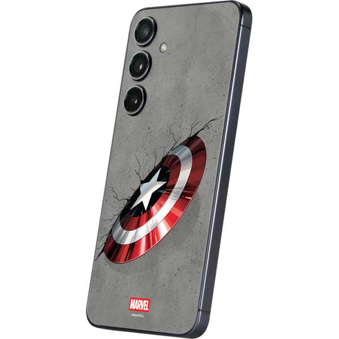 Marvel Captain America Shield Break Galaxy S24 Plus Skin