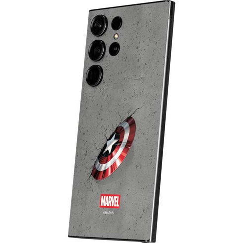 Marvel Captain America Shield Break Galaxy S24 Ultra Skin