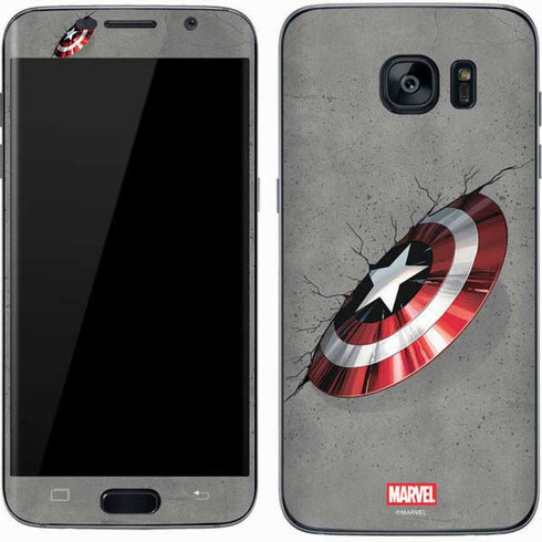Marvel Captain America Shield Break Galaxy S7 Skin