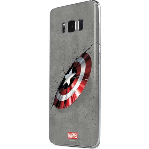 Marvel Captain America Shield Break Galaxy S8 Plus Skin