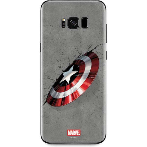 Marvel Captain America Shield Break Galaxy S8 Skin