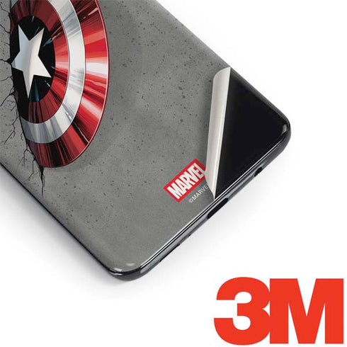Marvel Captain America Shield Break Galaxy S9 Plus Skin