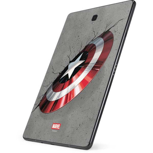 Marvel Captain America Shield Break Samsung Galaxy Tab Skin