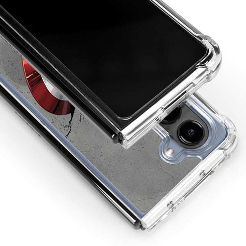 Marvel Captain America Shield Break Galaxy Z Fold5 5G Clear Case