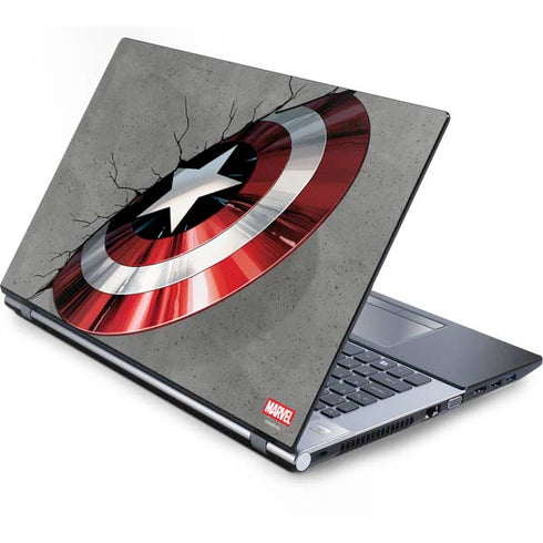 Marvel Captain America Shield Break Generic Laptop Skin