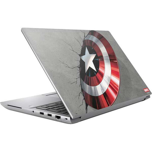 Marvel Captain America Shield Break HP ZBook Fury 16 G10 Skin